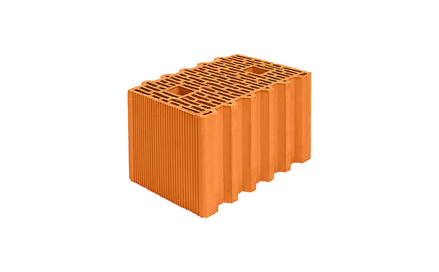 Блок керамический поризованный Porotherm 38 М100 10,67 NF